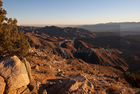 Keys View at Sunset, Joshua Tree