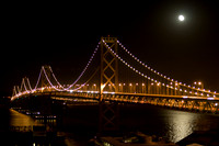 Bay Bridge in Moonlight