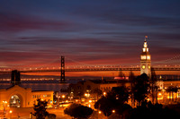 Ferry Building at Sunrise, San Francisco CA