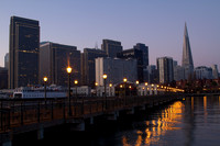 Embarcadero Centre and Transamerica at Sunrise, San Francisco CA