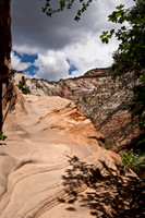 Climbing to Hidden Canyon, Zion