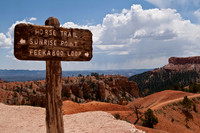 Trail Marker, Bryce Canyon